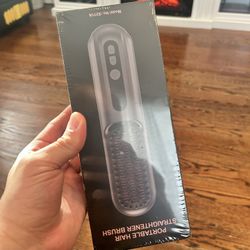 BOPCAL Cordless Hair Straightener Brush - Portable Straightening Comb For Travel - 30s Fast Heating,10000mAh Dual USB-C Rechargeable, 300 Million Nega