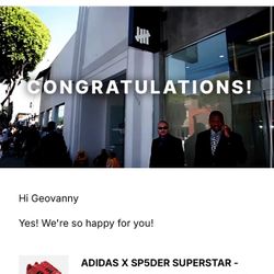 Sp5der X Adidas Superstar 