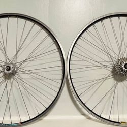 Rare Phil Wood x Mavic OPEN PRO Wheelset - 700c SACHS LY 96 Freewheel