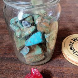 Jar Of Raw Turquoise 
