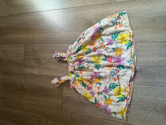 Cat & Jack Girls Floral Swing Top Size S 6/7