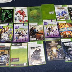 Xbox 360 games each are 10$