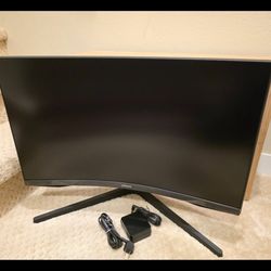 New SAMSUNG 27” Odyssey G55C QHD 165Hz 1ms(MPRT) Curved Gaming Monitor
