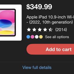 Pink Ipad 10th gen