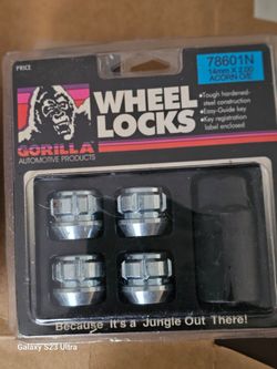 gorilla wheel locks 14mmX2.00