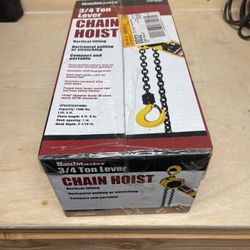 Haul Master 3/4 Ton Lever Chain Hoist New In Box
