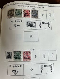 German Overlay Stamps, turkey Morocco China collection of 22,1902 to 19