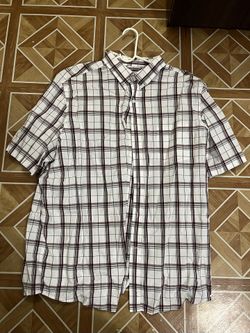 George Short Sleeve Plaid XL