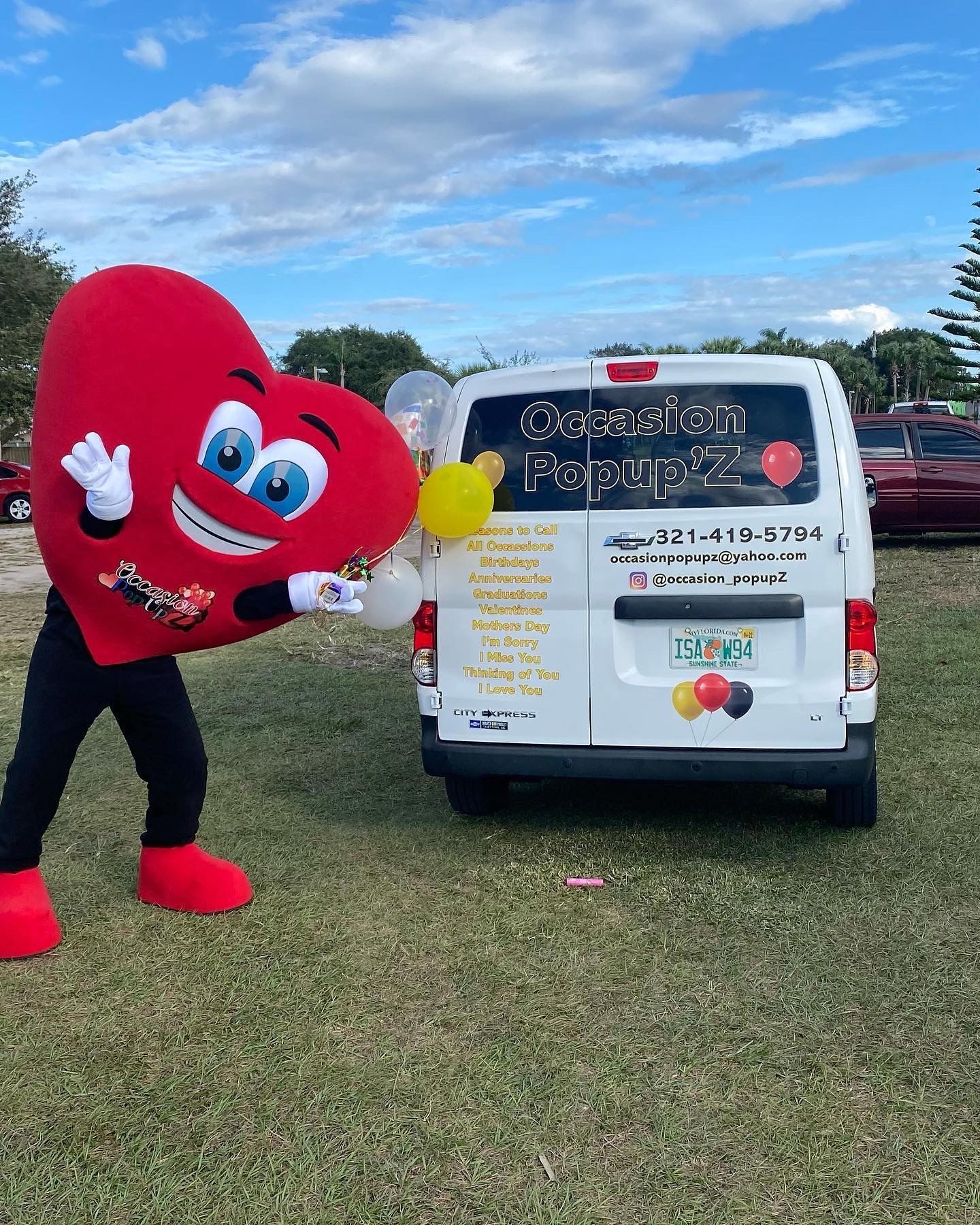 DANCING HEART MASCOT