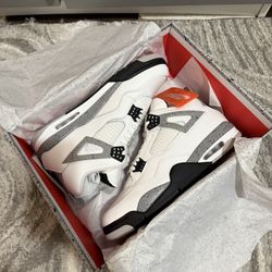 Air Jordan 4’ White Cement 