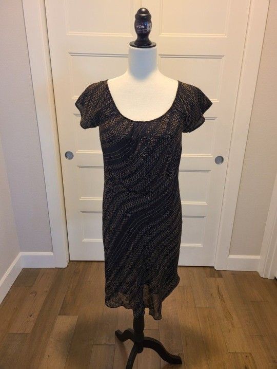 Women's The Limited Black/ Gold Dress - Size 8