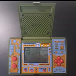 CASIO Battlefield electronic LCD handheld game" model CG-440
