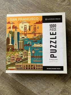 Puzzle - 1000 piece - San Francisco CA - Lantern Press