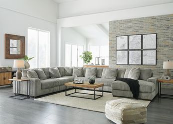 Lindyn Fog 6-Piece Sectional with Chaise (Online Special Price)