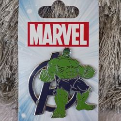 Disney Marvel Avengers 2015 Incredible Hulk A Logo Pin 109057