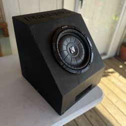 Kicker "10" Subwoofer in ProBox Enclosure