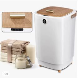 Large Portable Towel Warmer for Bathroom, Heats Two Oversized Towels with Timer Auto Shut Off