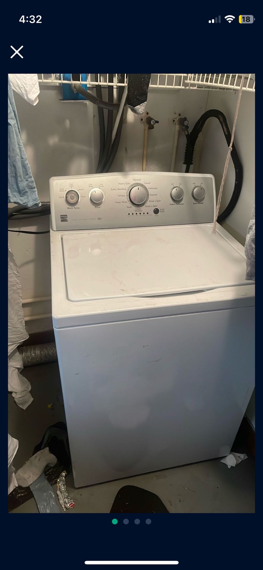 Kenmore Series 500 Auto Load Sensing High Efficiency Top Load Washer