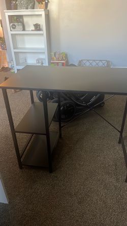 Black desk