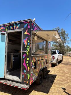 Food trailer tresspasing business