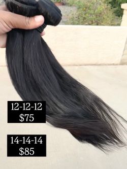 Human hair bundles
