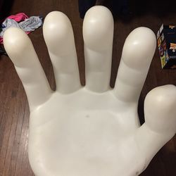 Giant hand chair