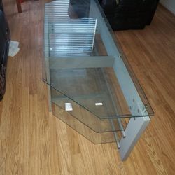Glass TV Base Cabinet