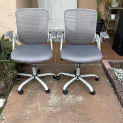 (2) Fair Condition Office Desk Chairs $80