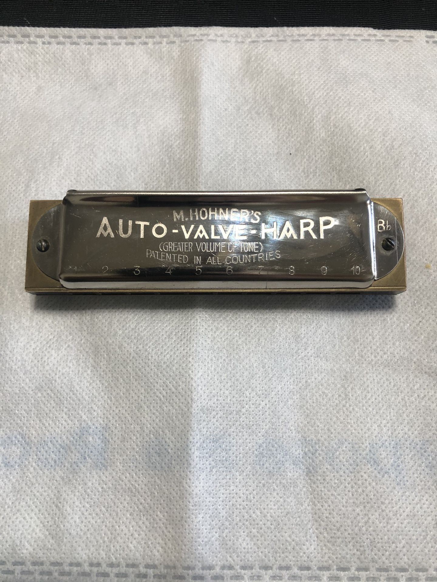 AUTO-VALVE -HARP M.HOHNER ‘S Bb LIKE NEW $50