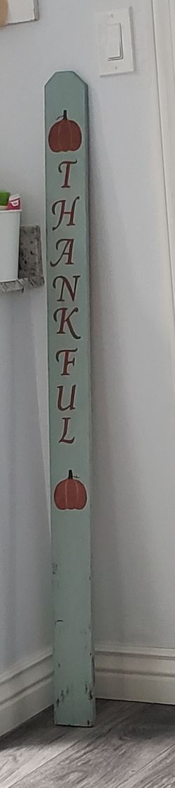 Thankful sign