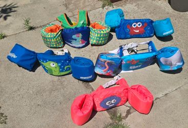 Puddle jumpers,  30 - 50 lbs. $12 - 15 each