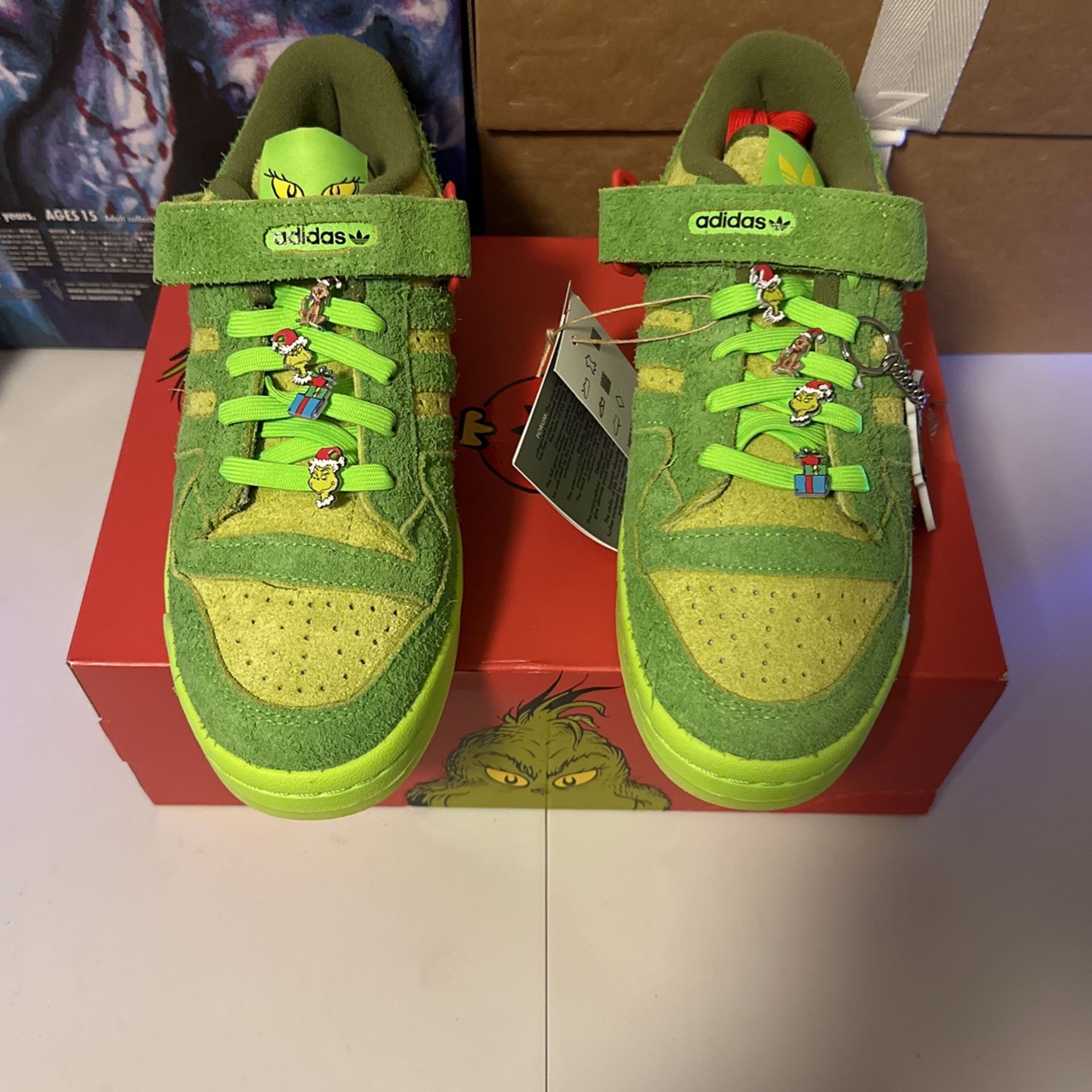 adidas gazelle silver green womens Adidas Forum Low 'The Grinch' Shoes  Extra Butter