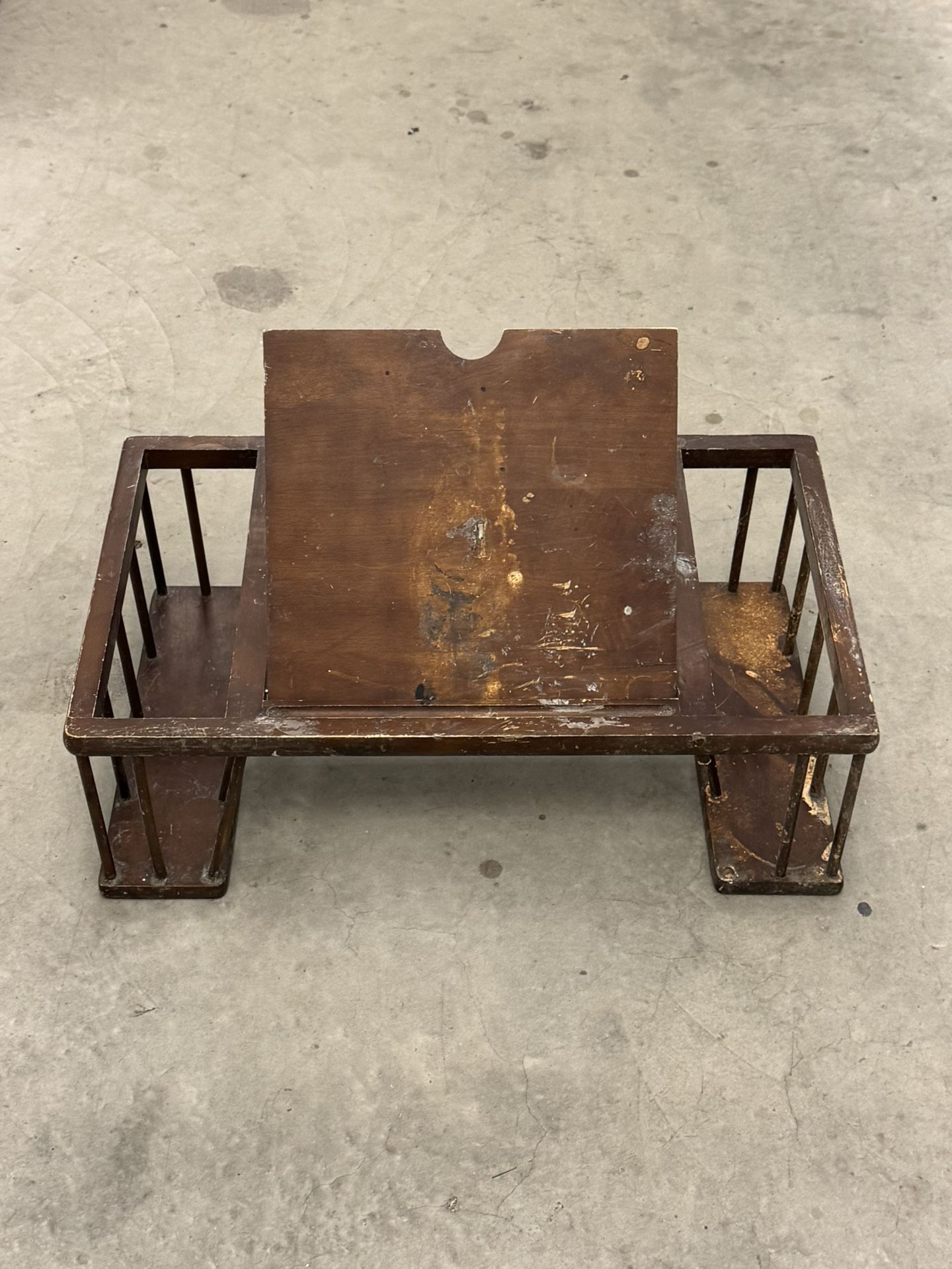 Vintage Wooden Bed Desk Tray