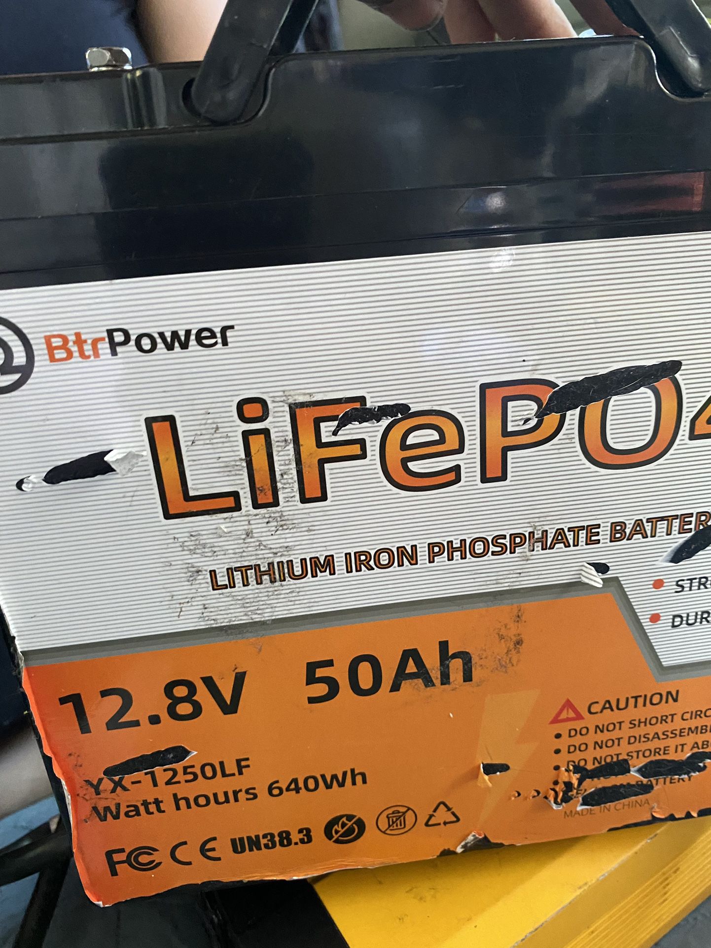 Lifepo4 Lithium Battery Iron Phosphate Battery 