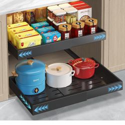 Expandable Pull Out Cabinet Organizer $15