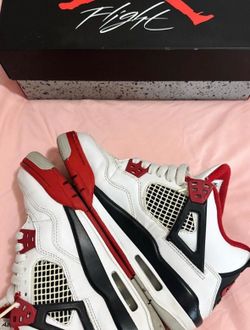 Fire red 4s Jordans