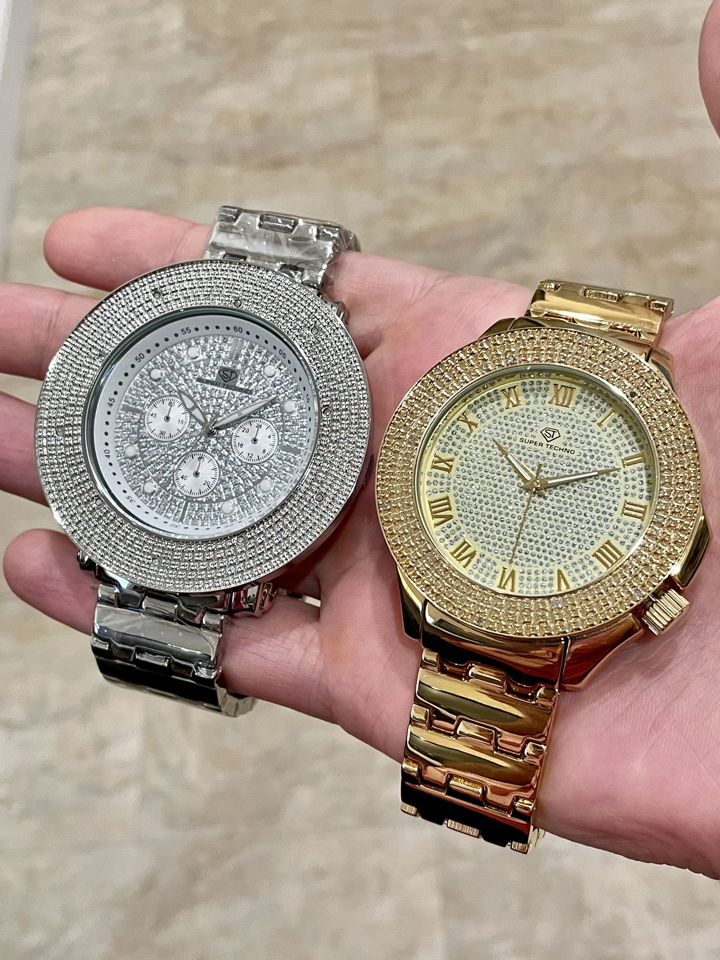 Super techno deals diamond watch