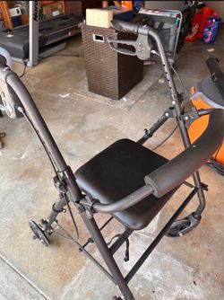 Walkers with seats