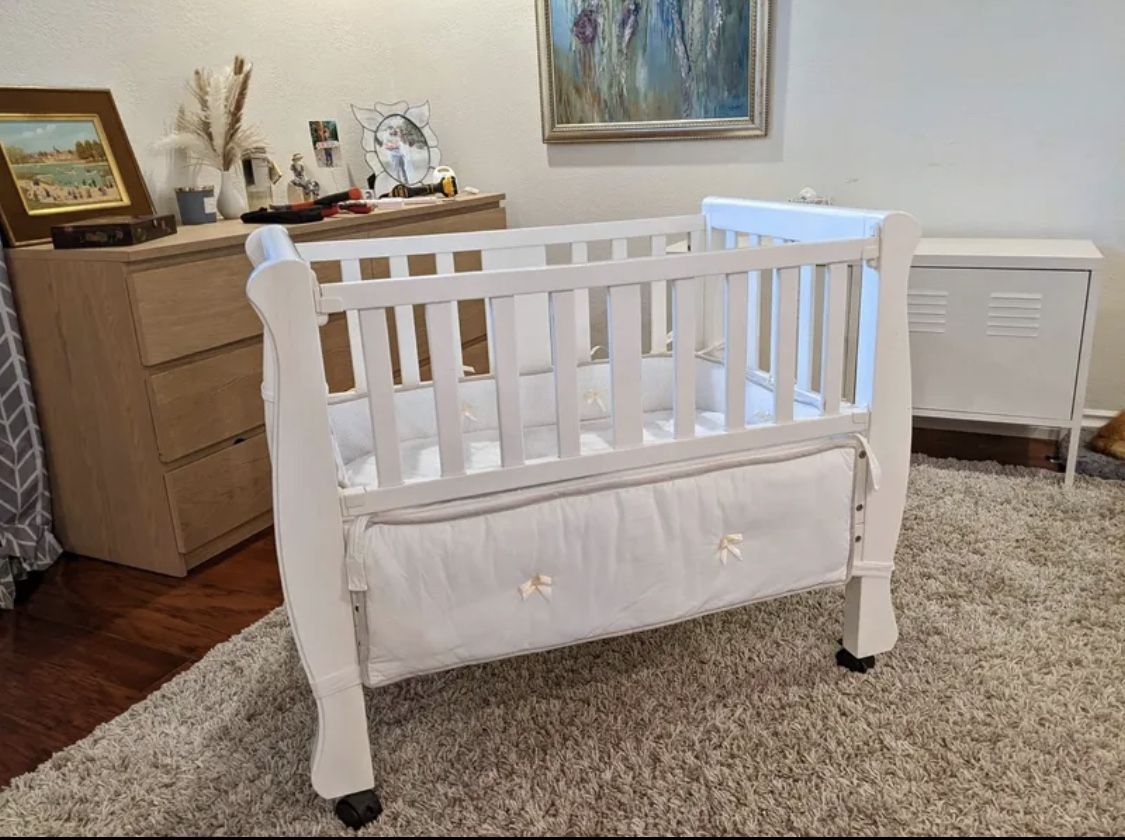 Arm’s Reach Sleigh Bed Co-Sleeper