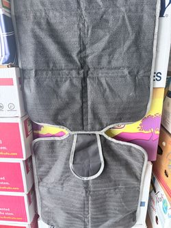 Grey car seat protector