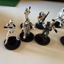 Star Wars Miniatures Lot troopers loose no cards