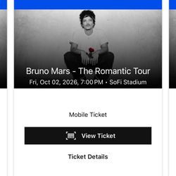 Bruno Mars @ Sofi 10/2