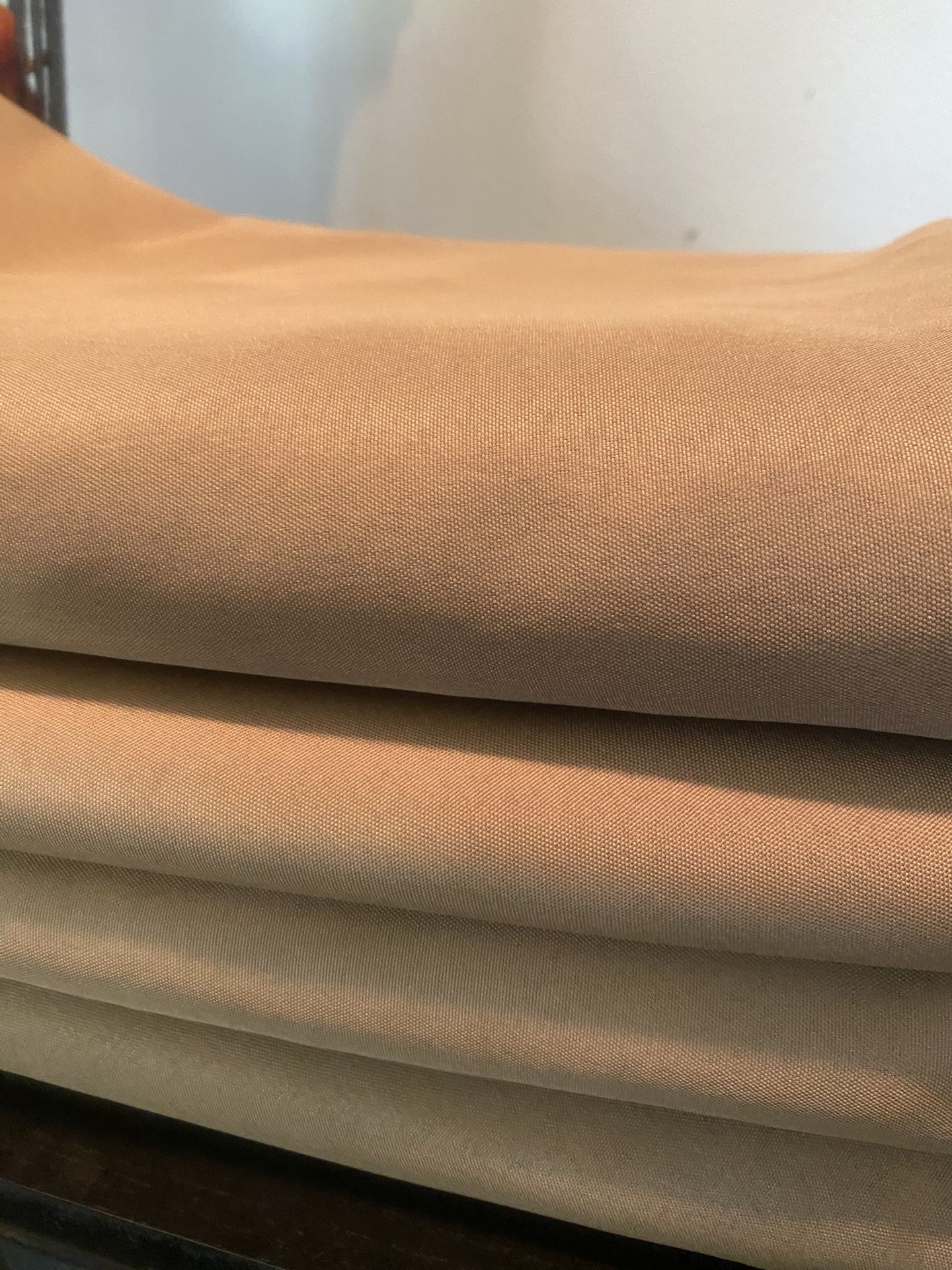 136” Round Table Linen Color Taupe.