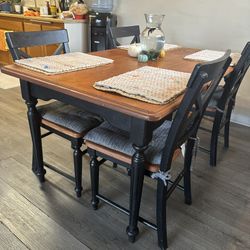Table And 4 Chairs 