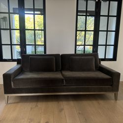 Restoration Hardware Italia Track Arm 2 Cushion Sofa 