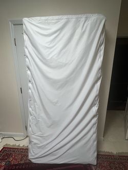 6” Twin XL Memory Foam /Dorm Topper / Mattress + 3 Zippered Encasements