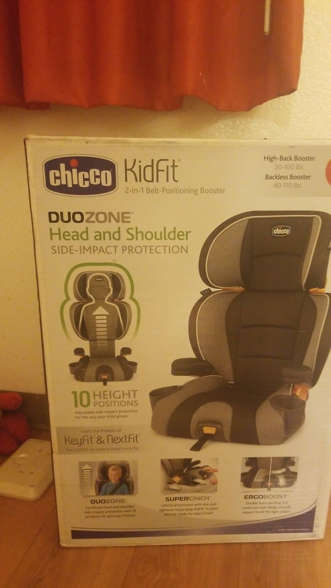 Chicco kid fit booster seat