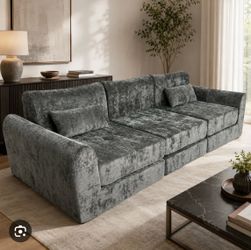Gray Modular Sectional Sofa