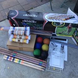 New croquet set