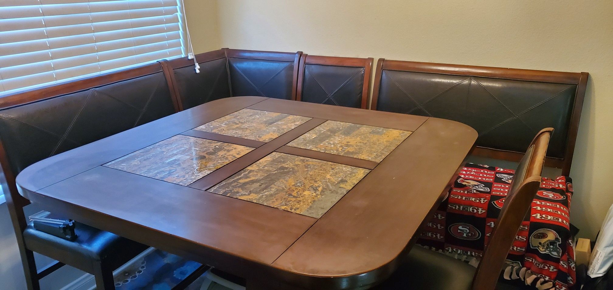 Corner Dining room table